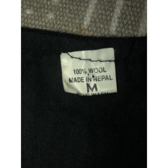 VINTAGE Handmade 100% Wool Made In Napal Vest size medium - Picture 11 of 11